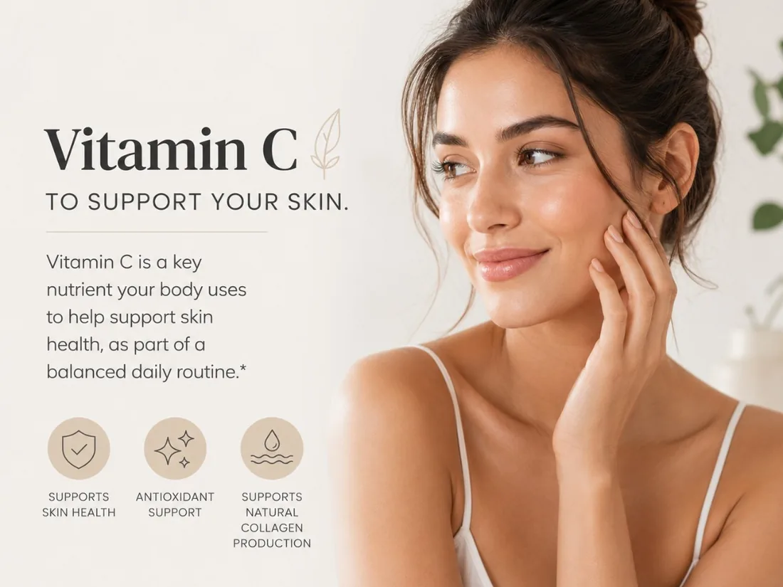 Vitamin C to support your skin